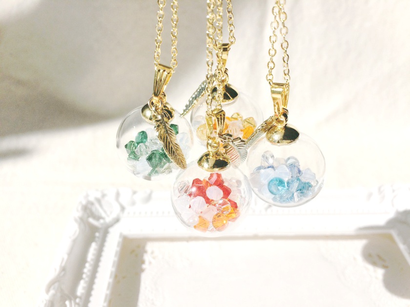 【TOZ】ガラスドームネックレス