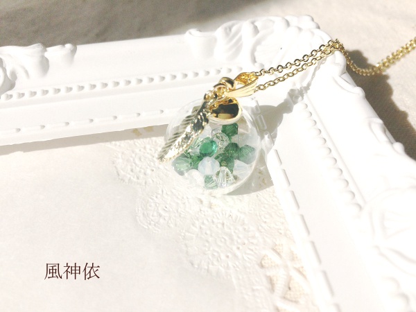 【TOZ】ガラスドームネックレス