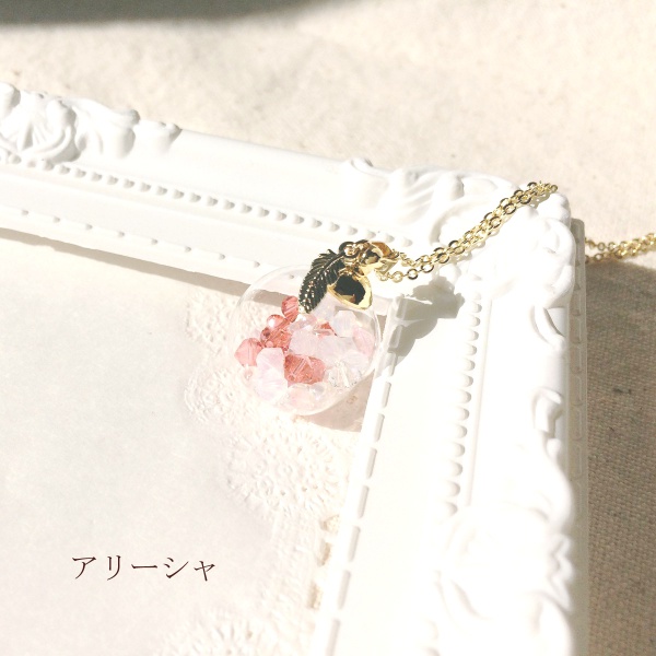 【TOZ】ガラスドームネックレス