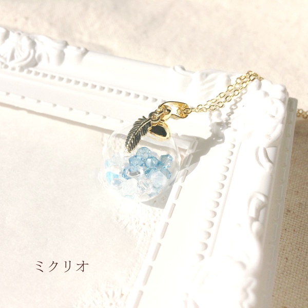 【TOZ】ガラスドームネックレス