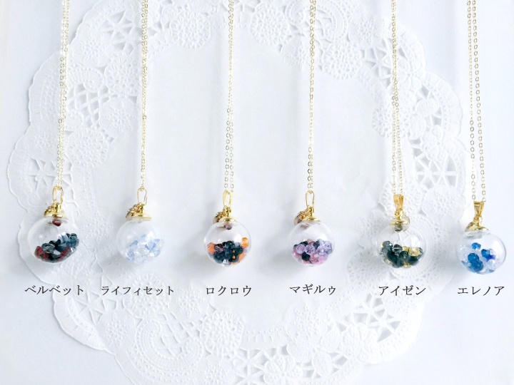 TOBキャライメージガラスドームネックレス