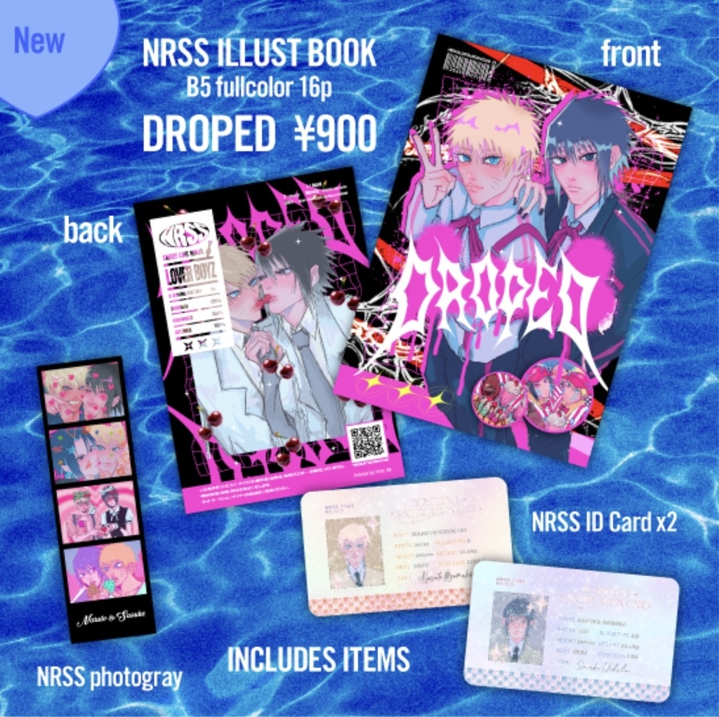 ILLUST BOOK "DROPED"