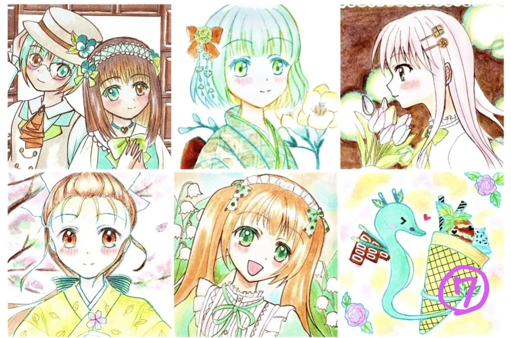 ポストカード バラ売り 横向き 一覧☆