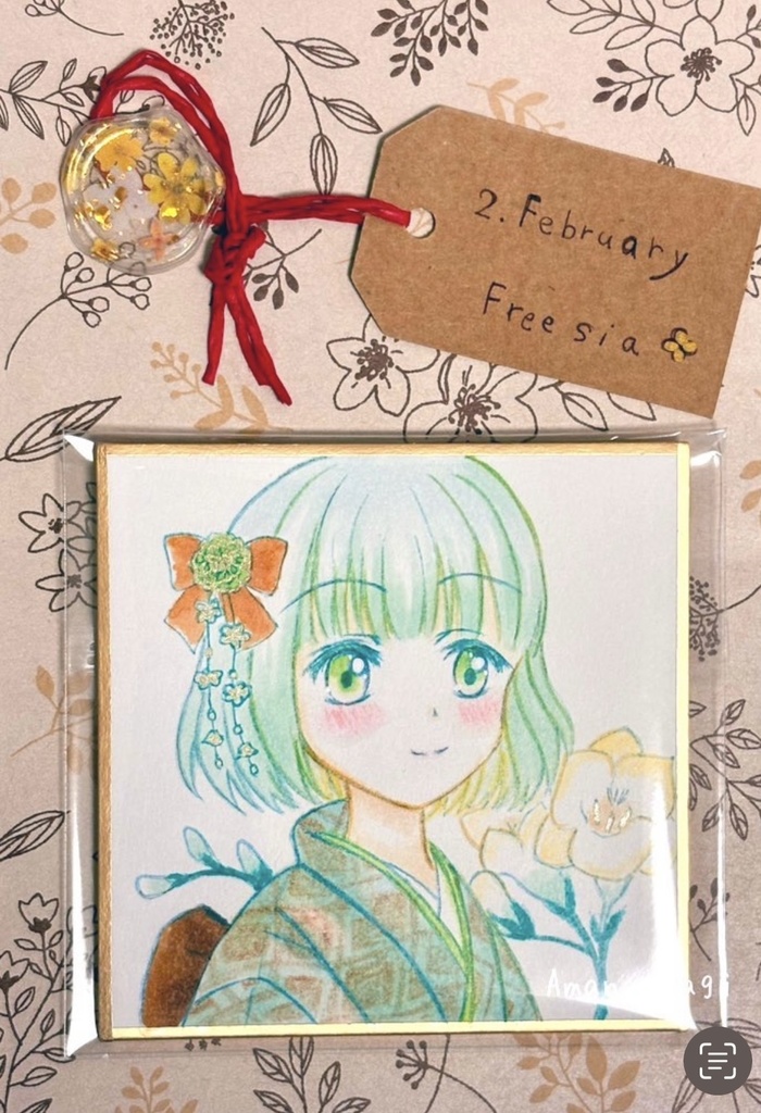 豆色紙 ドローイング各種