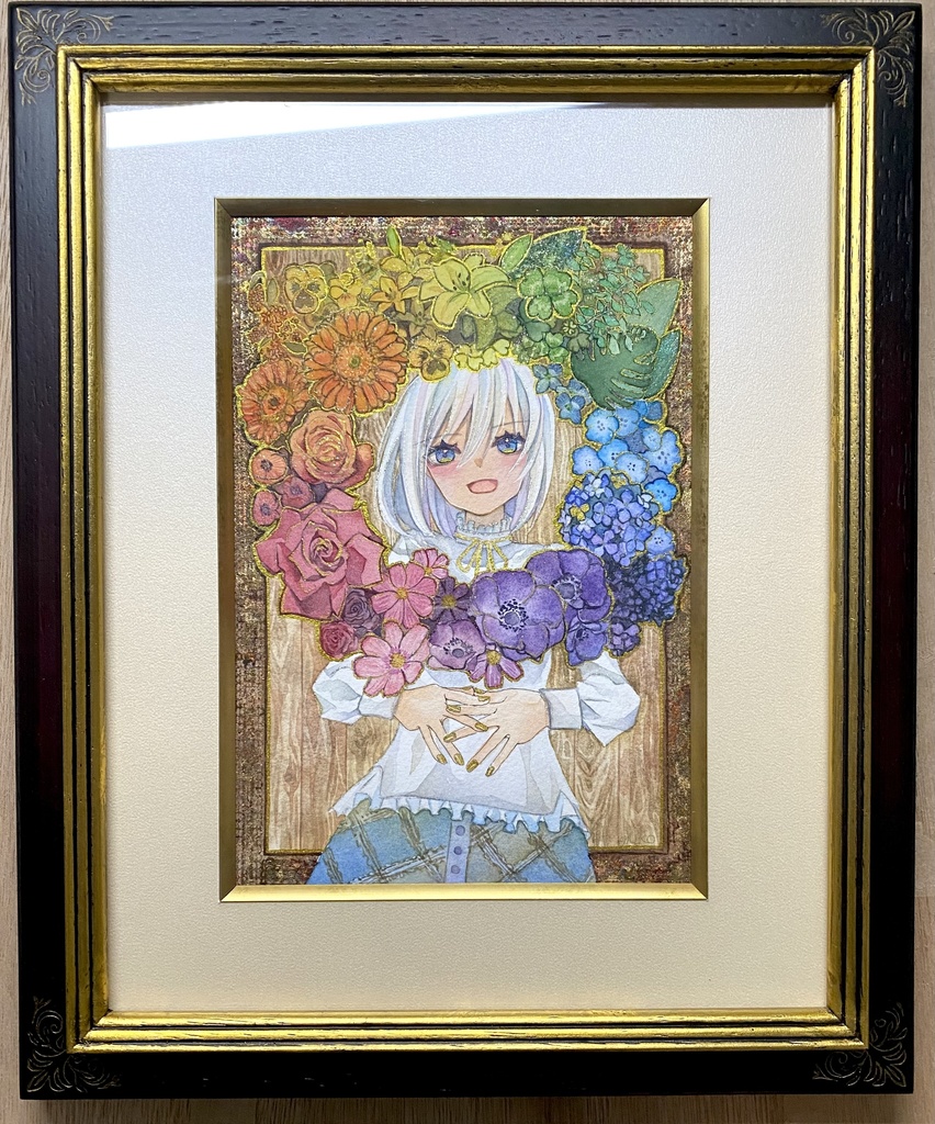 額装原画「華色の環」