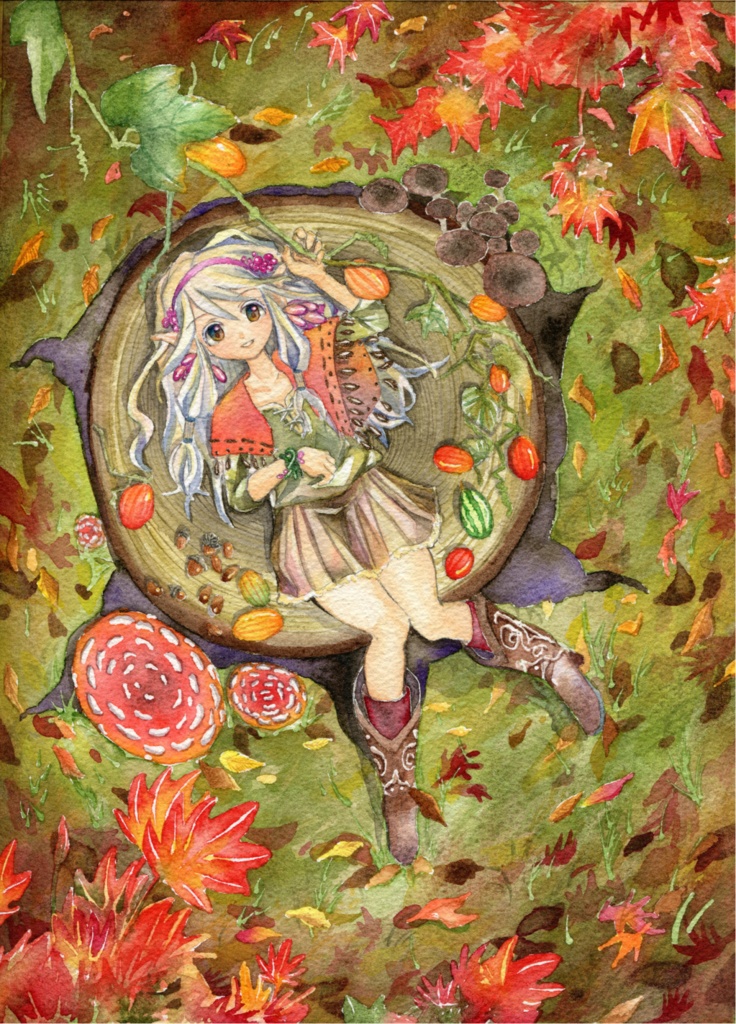 ポストカード（秋の彩）