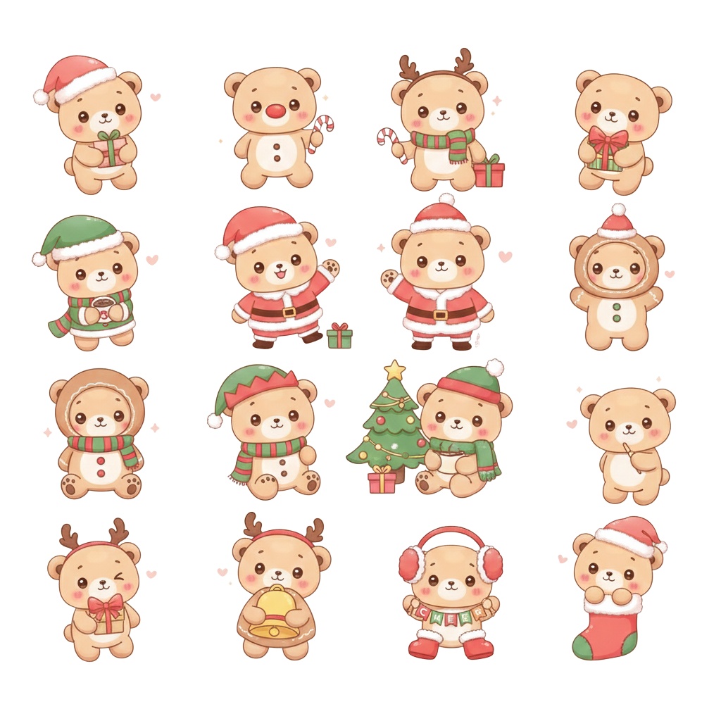 🎄 クリスマス コレクション クリップアートセット 100点以上 🌟