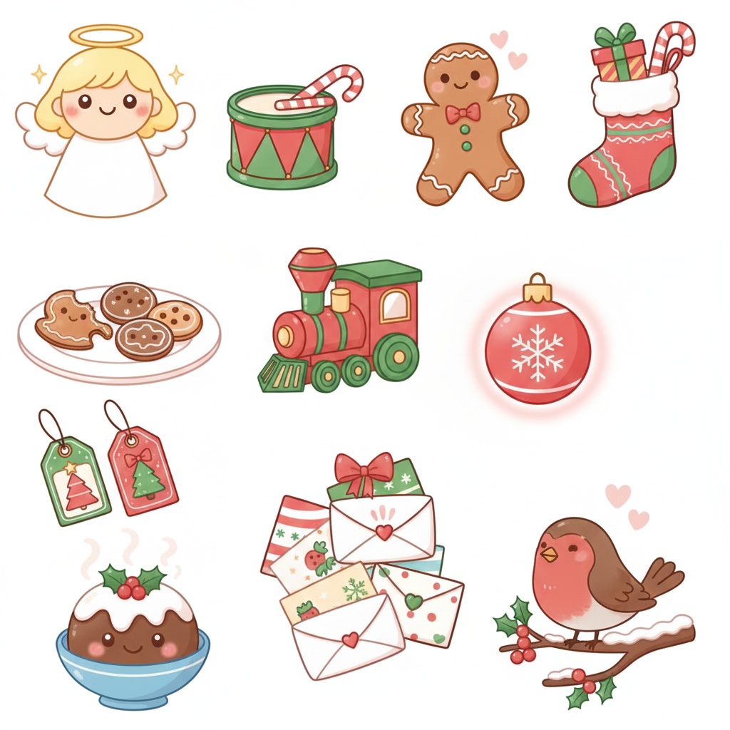 🎄 クリスマス コレクション クリップアートセット 100点以上 🌟