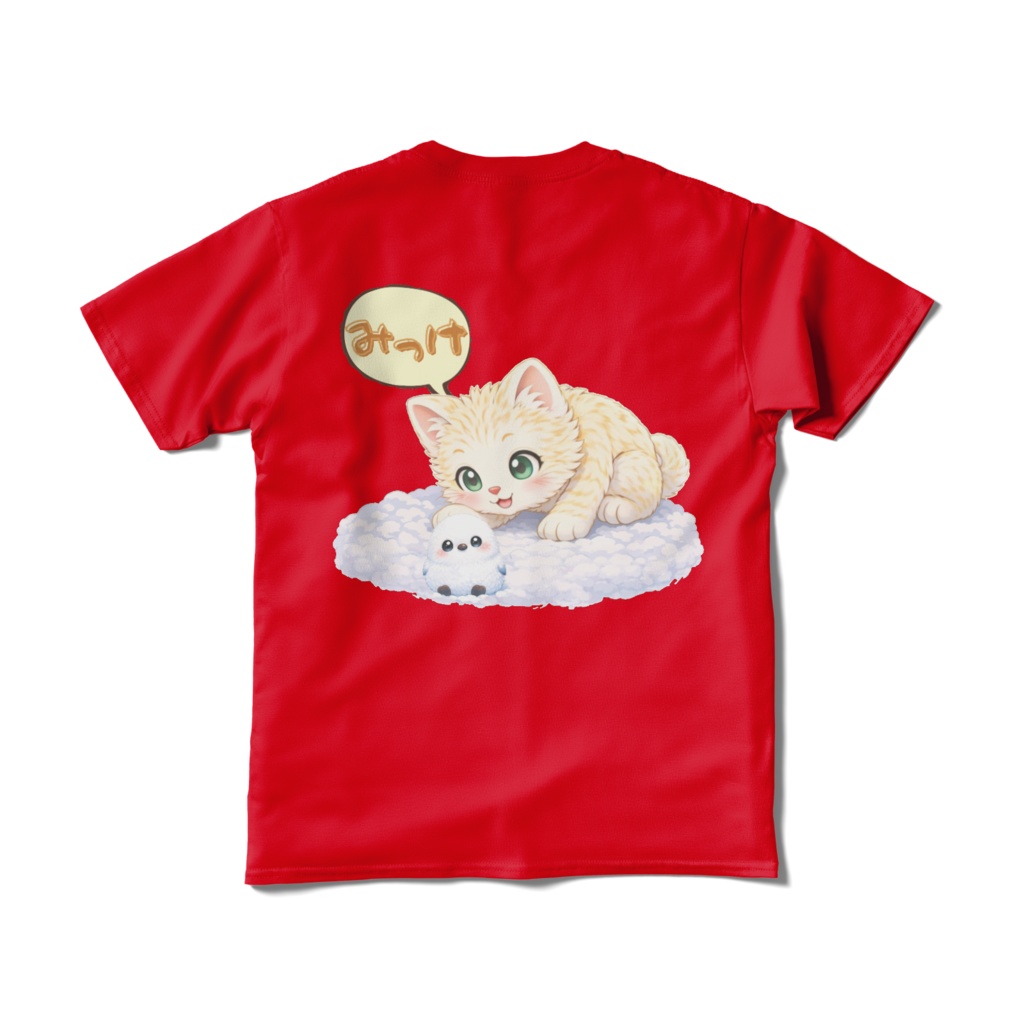 S～XL４色（短納期）【みっけver.2】Kitten&Shimaenaga（かっつぇ☆のkuckuckシリーズ）