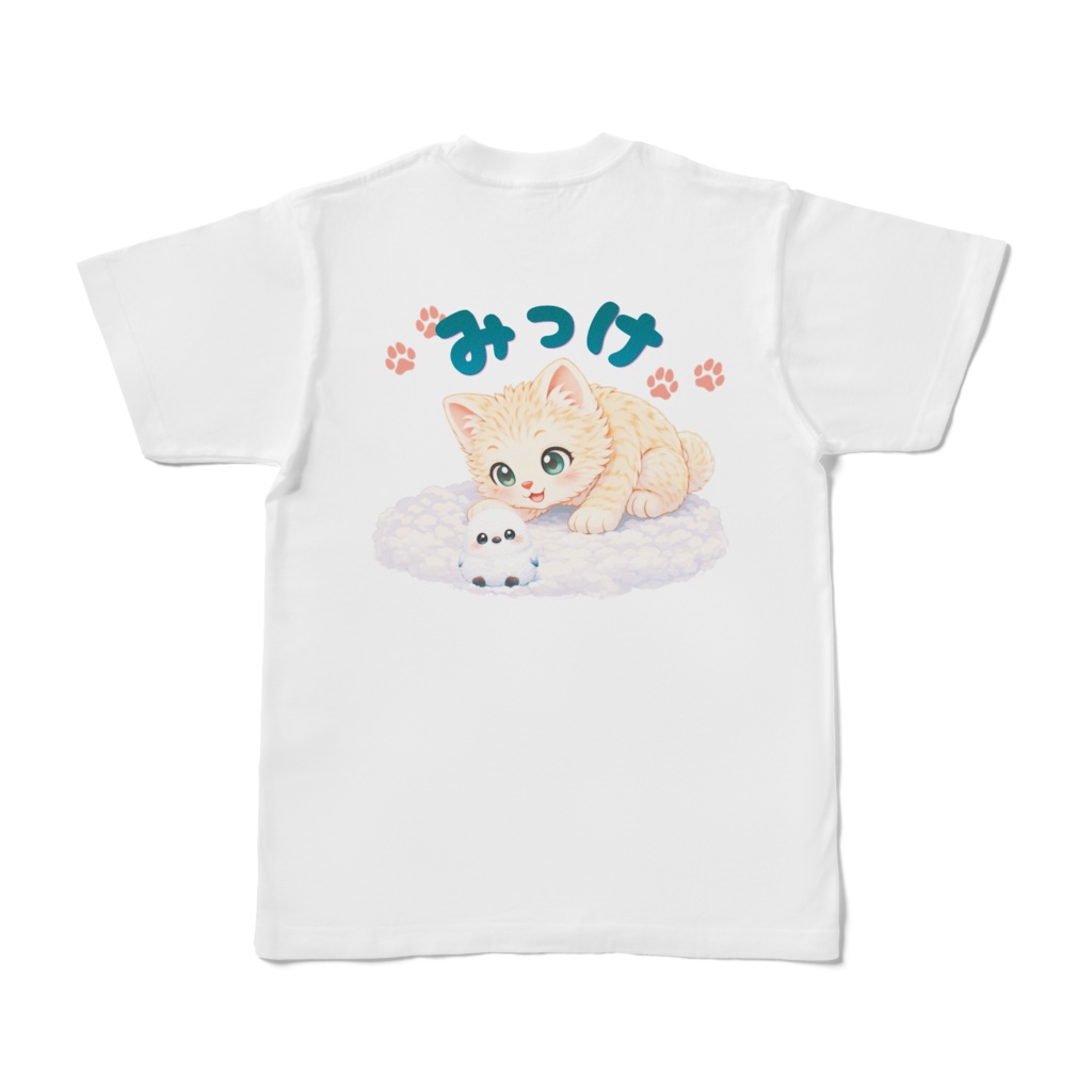 S～XLホワイト【みっけ】Kitten&Shimaenaga（かっつぇ☆のkuckuckシリーズ2026）