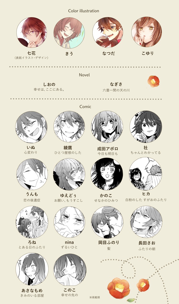 明治東亰恋伽 音芽アンソロジー「恋ぞつもりて」