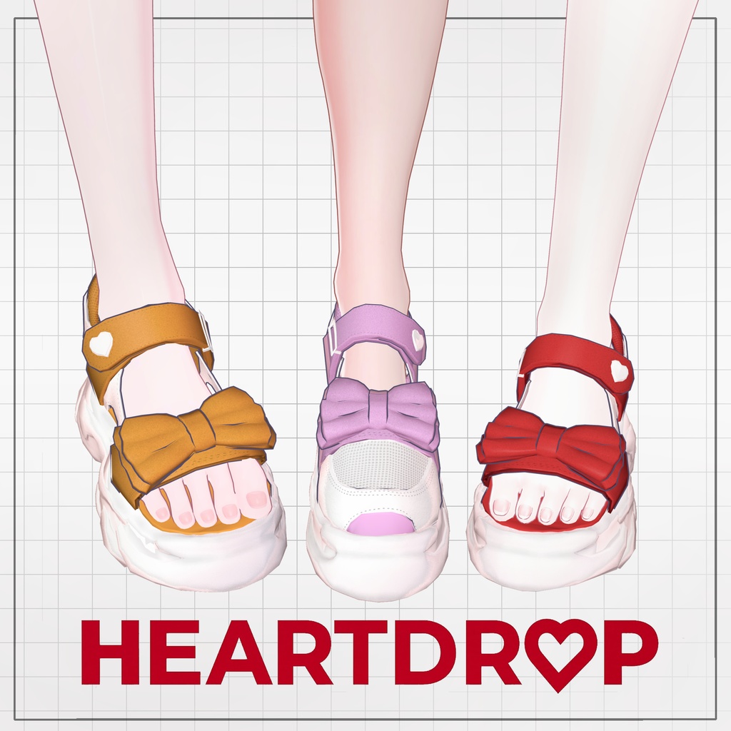 💗 HeartDrop 💗 スニーカー & サンダル
