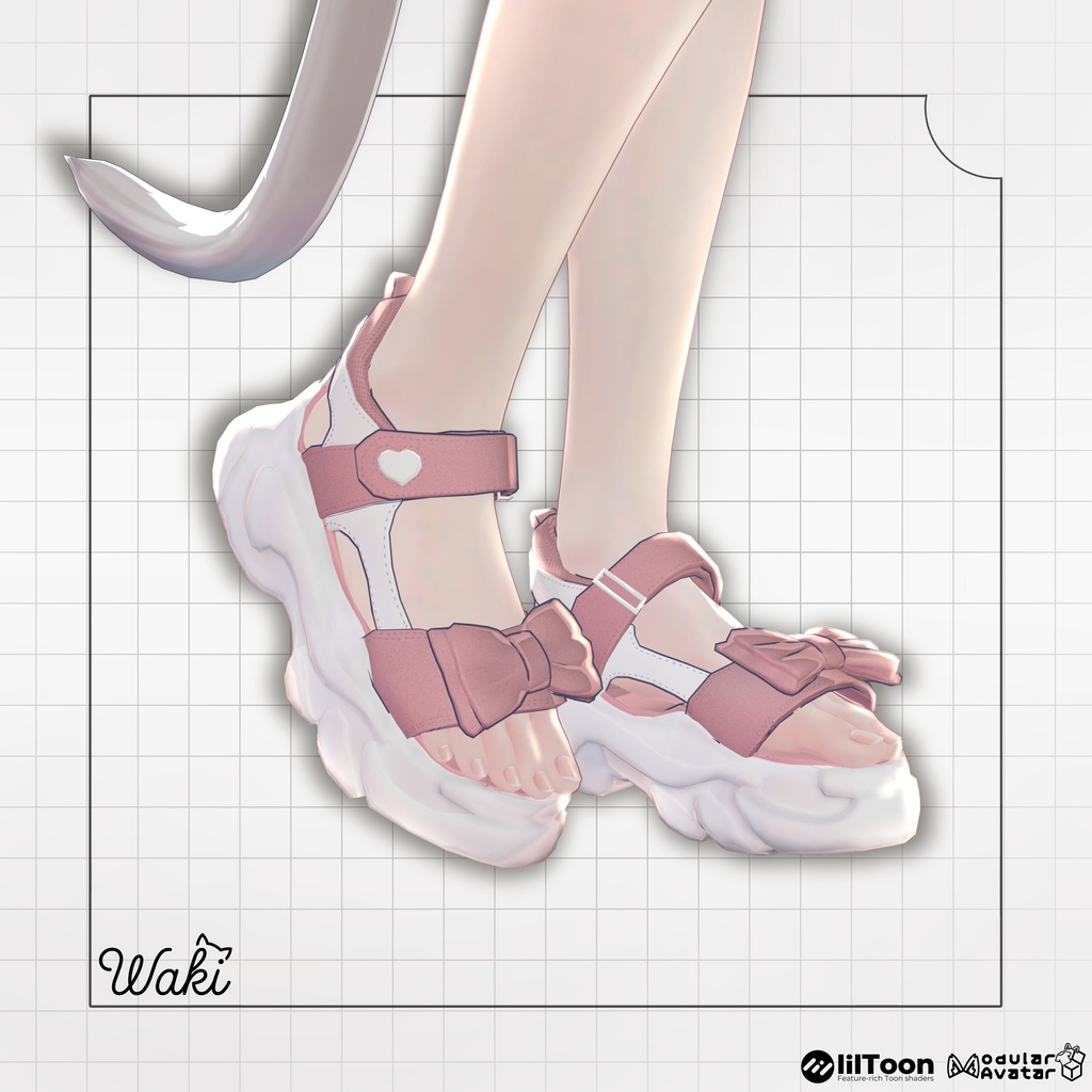 💗 HeartDrop 💗 スニーカー & サンダル