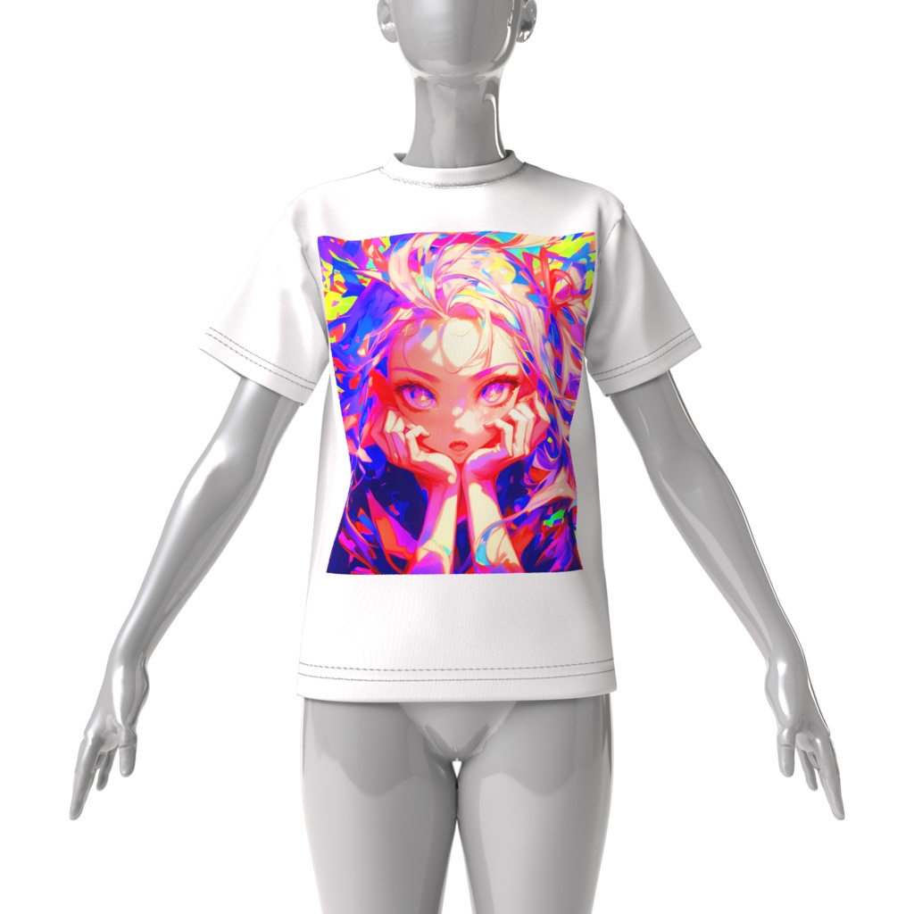 パステルヘアプリンセス Tシャツ