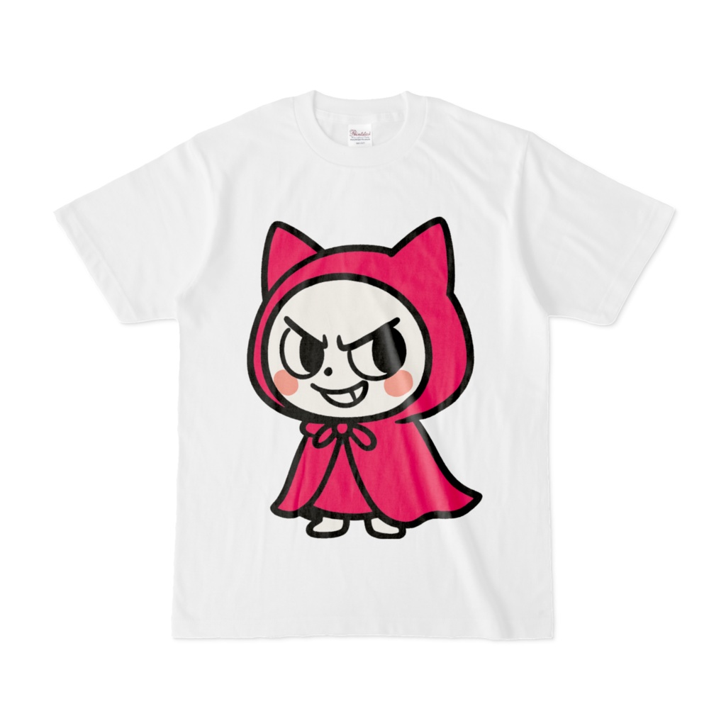 Mysterious pink-Hooded Cat
