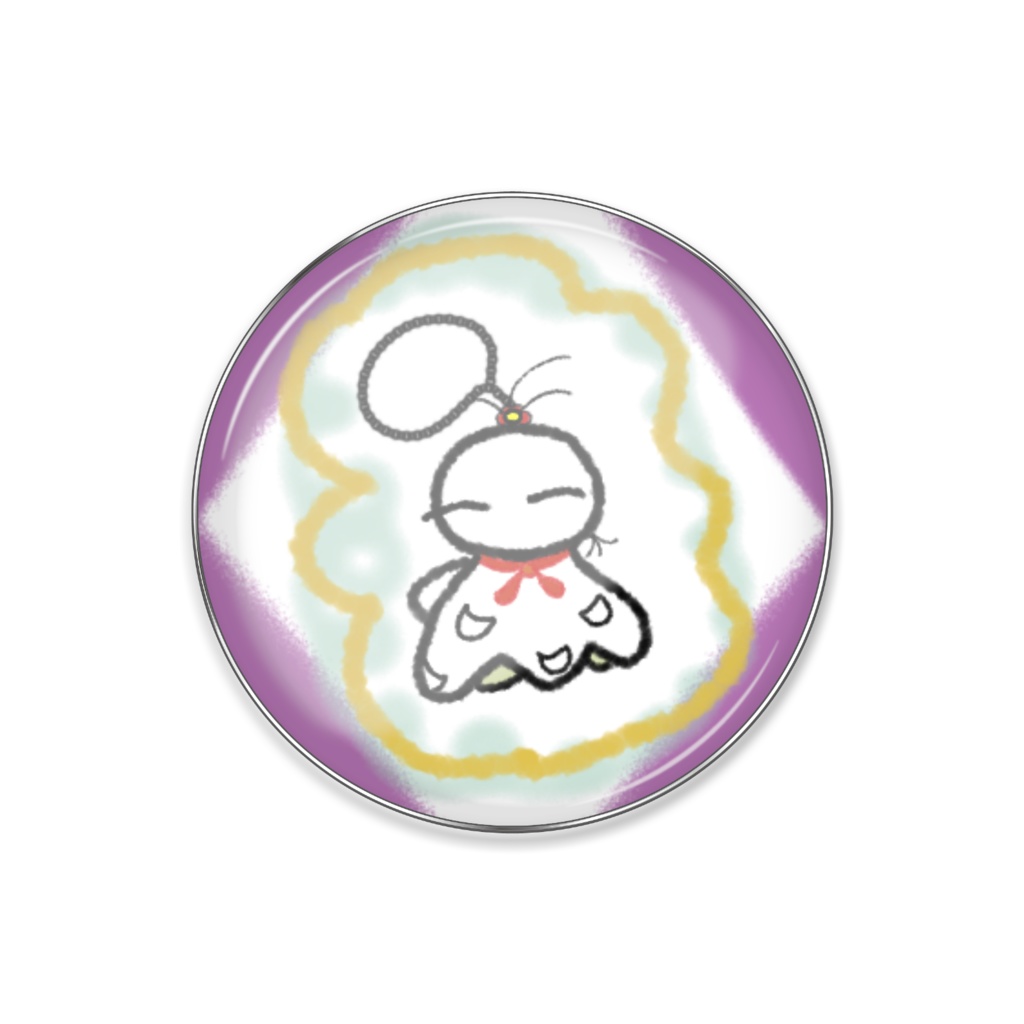 ねむてるてるピンバッジ