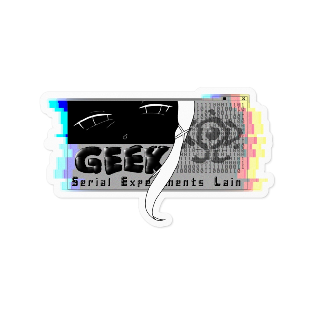 SerialExperimentsLain Geek ステッカー