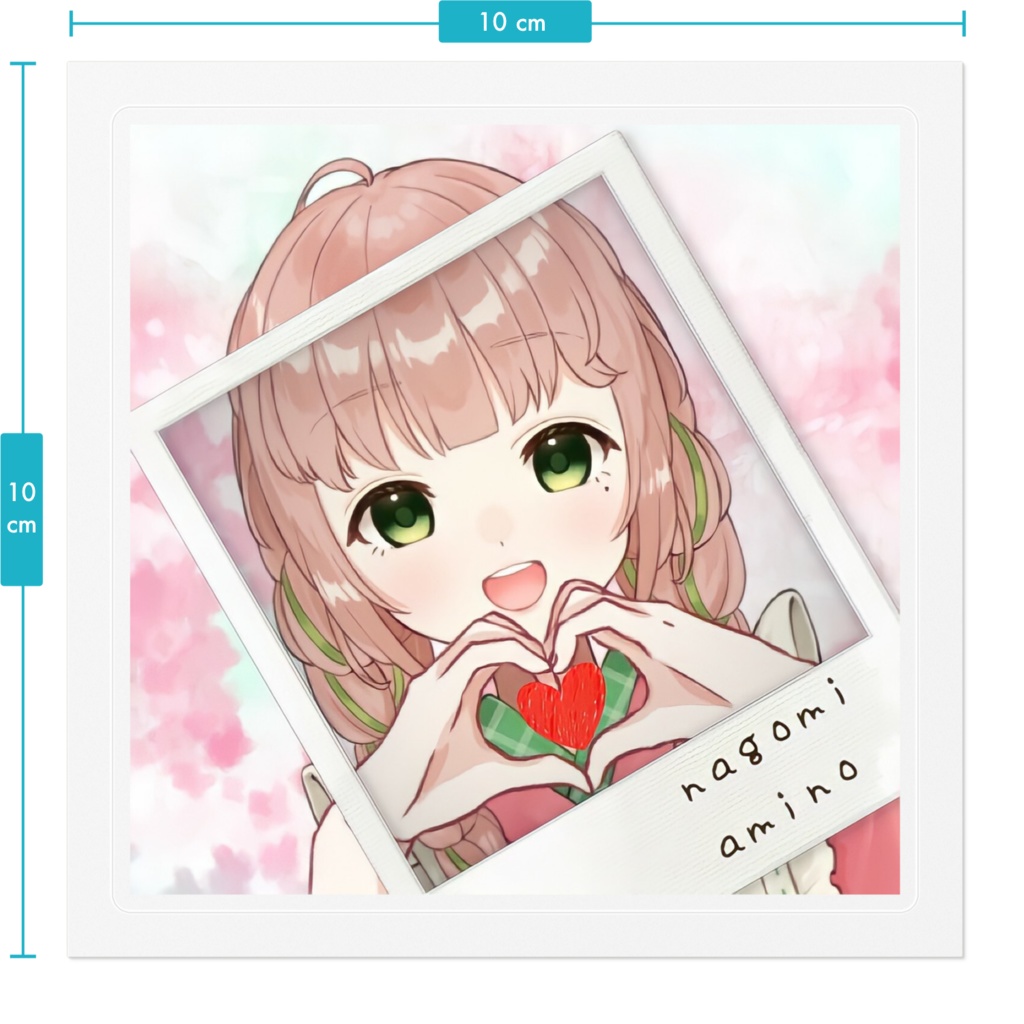 ステッカーシール(チェキ風)