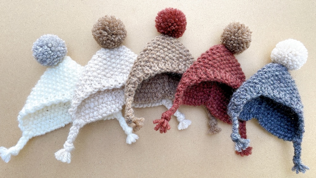 耳付きニット帽(送料込)