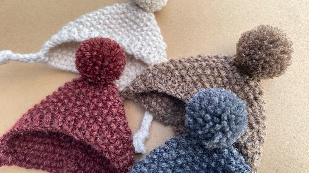 耳付きニット帽(送料込)