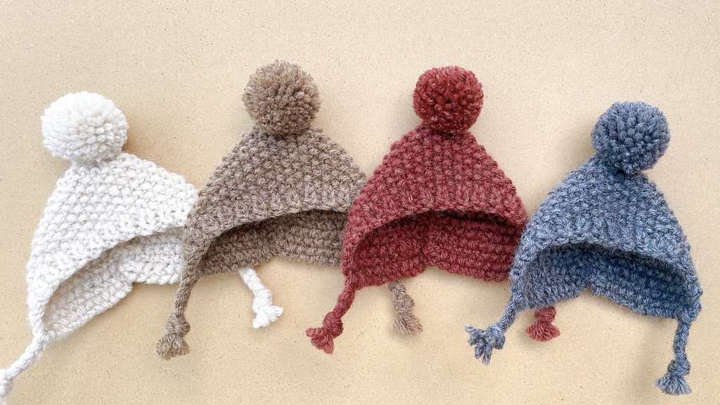 耳付きニット帽(送料込)