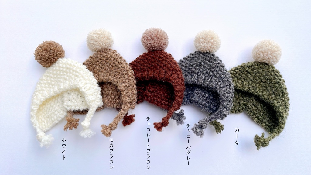 耳付きニット帽(送料込)