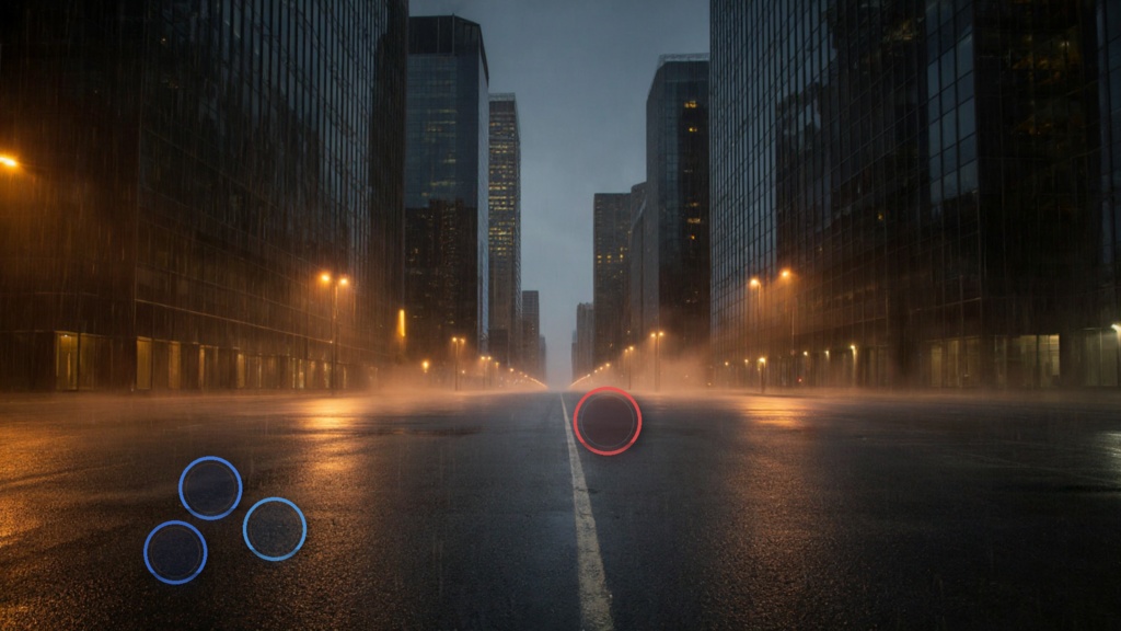 【CoC/TRPG背景素材】現代都市×異界化差分セット【全32枚/ホラー/雨の夜】Sleepless Rain