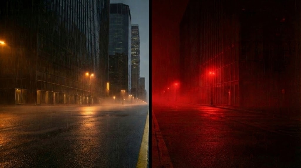 【CoC/TRPG背景素材】現代都市×異界化差分セット【全32枚/ホラー/雨の夜】Sleepless Rain