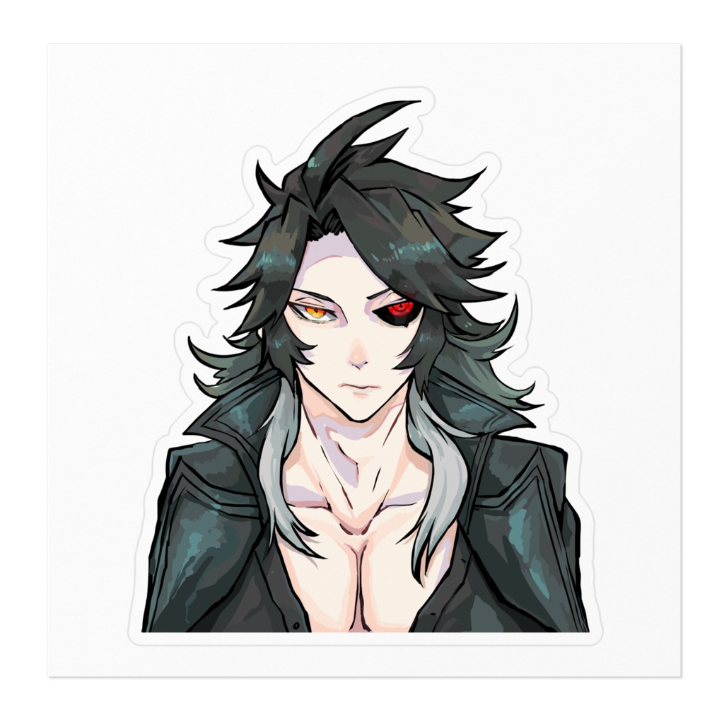 ステッカー オリジナルキャラクター「双子 弟 軍服ver」