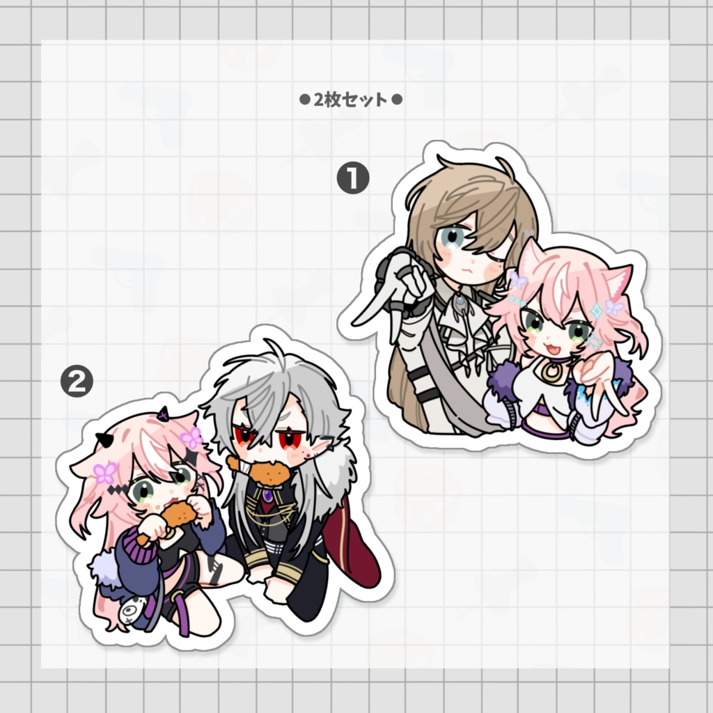 【非公式】魔王様とくろのわシール
