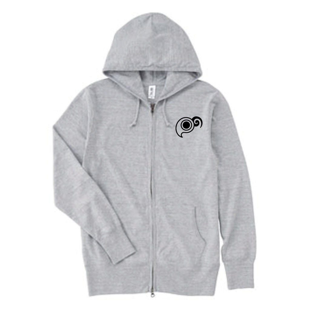 廻転楕円体スリムパーカー (グレー)