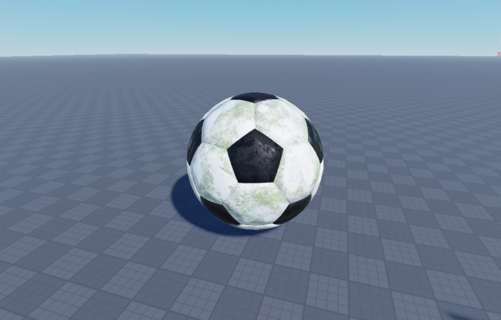 「3Dモデル」汚れたけれど愛おしい!リアルなサッカーボール