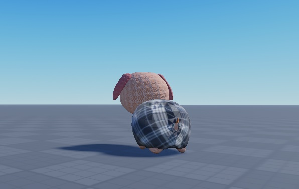 Unity対応!「3Dモデル」イヌのぬいぐるみ