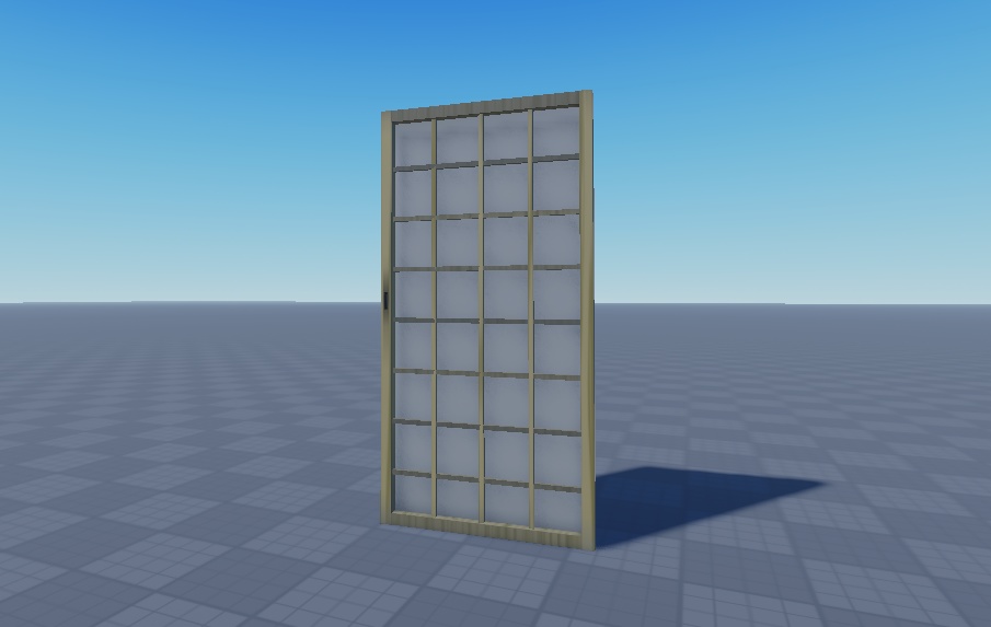 Unity&Roblox対応!「3Dモデル」障子