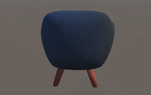 Unity&Roblox対応!「3Dモデル」おしゃれなデニム風ソファ