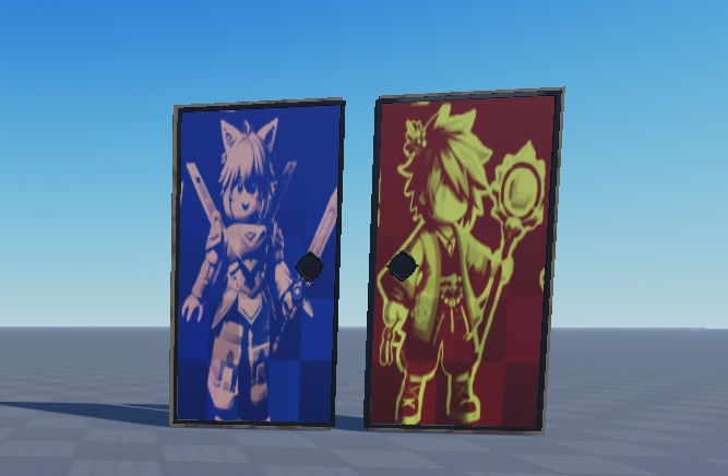 Unity&Roblox対応!「3Dモデル」ふすま(襖)2種類