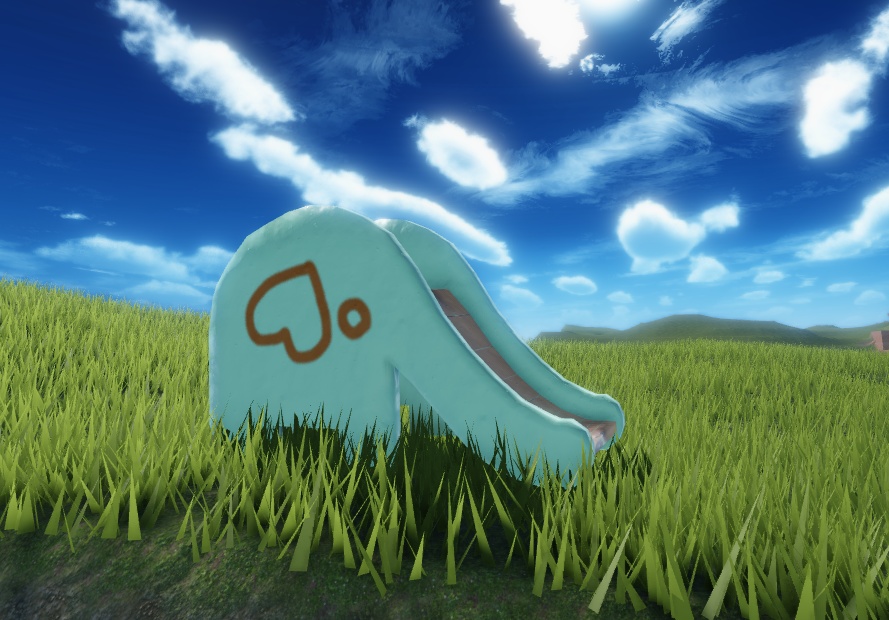 Unity&Roblx対応!「3Dモデル」ゾウの滑り台