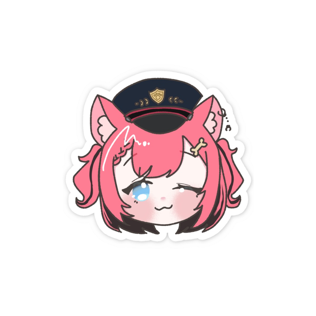 【常設】狗飼あずき手描きステッカー