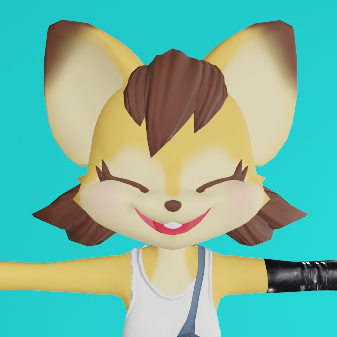 オリジナル3Dモデル「アケミ」