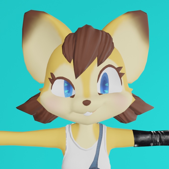 オリジナル3Dモデル「アケミ」