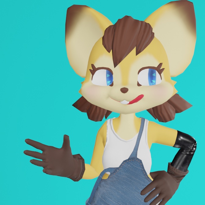 オリジナル3Dモデル「アケミ」