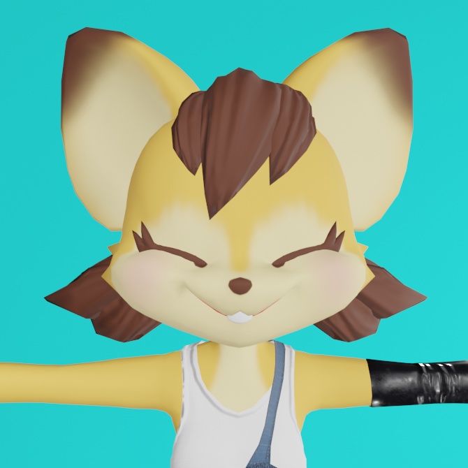 オリジナル3Dモデル「アケミ」