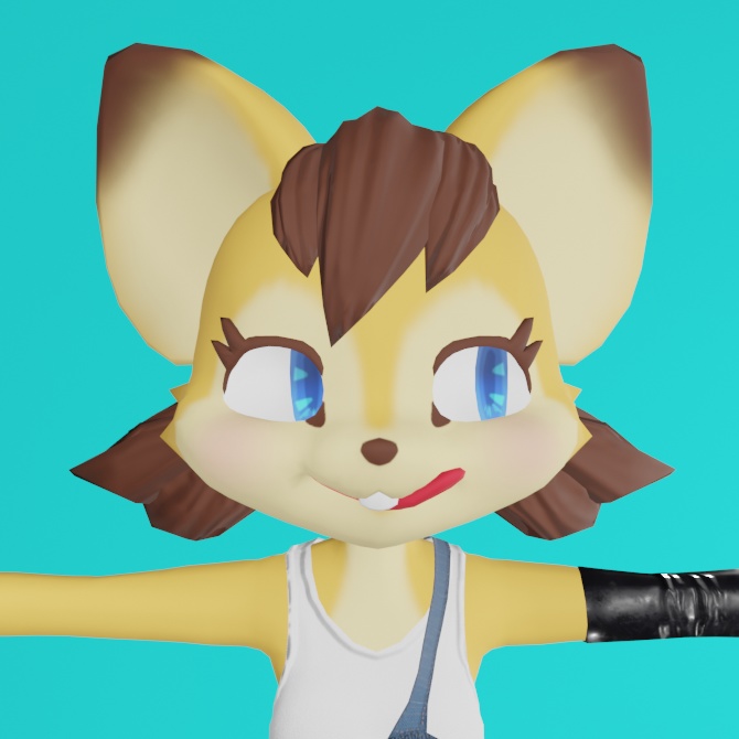 オリジナル3Dモデル「アケミ」