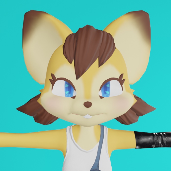 オリジナル3Dモデル「アケミ」