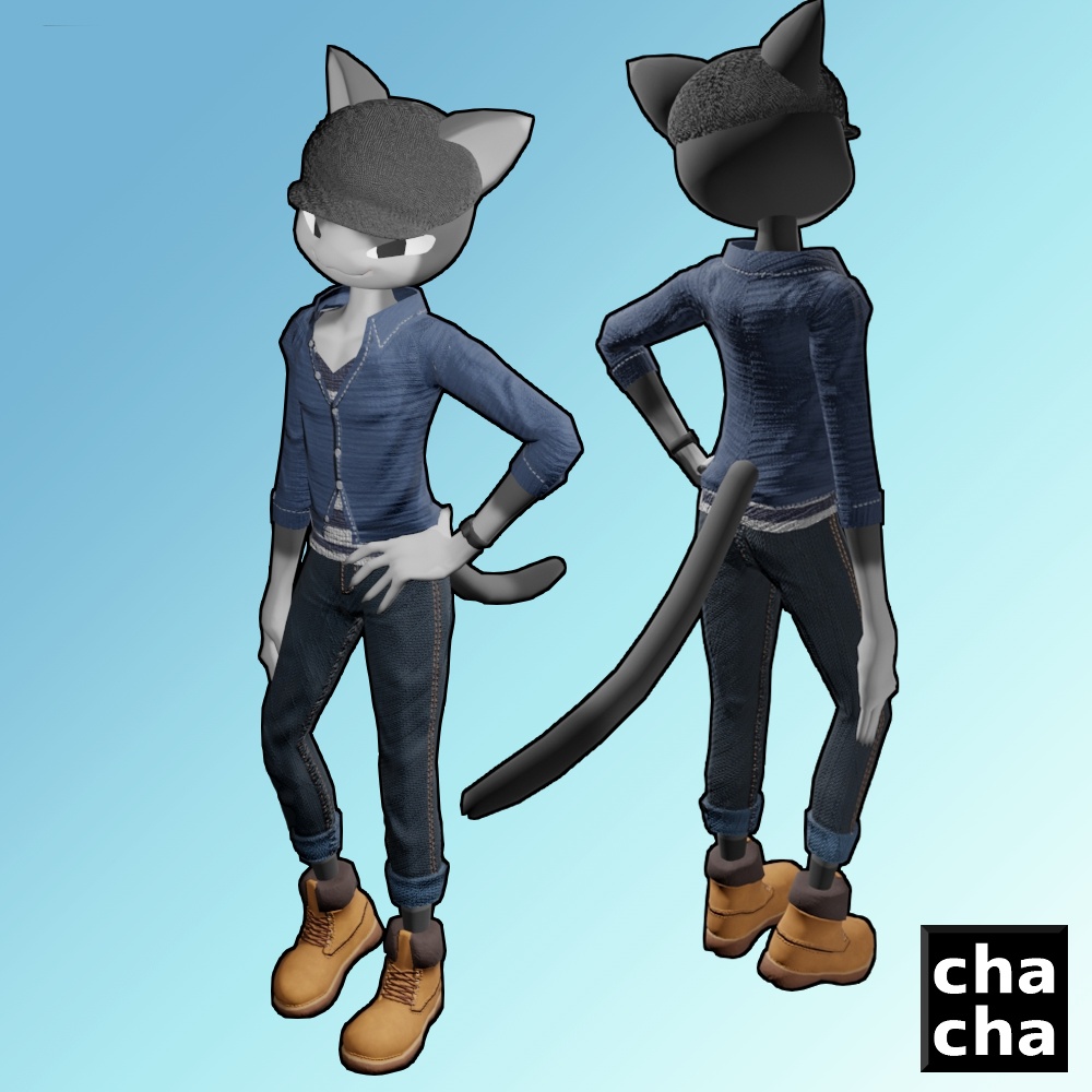 オリジナル3Dモデル「ナウス」