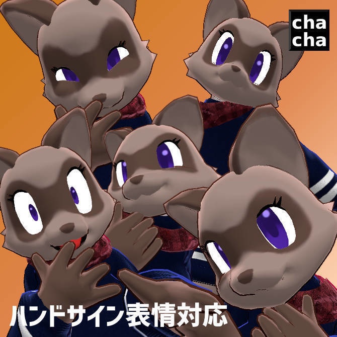 オリジナル3Dモデル「ミーコ」