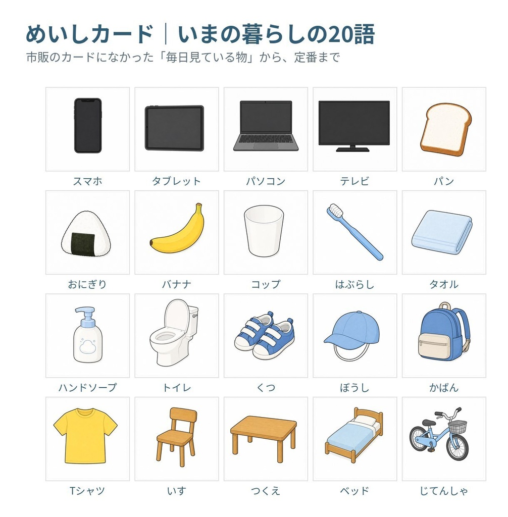 ⭐おすすめ|般化スターターセット|どうしカード+めいしカード(絵カード60枚+ことばカード30枚+ガイド+クイズアプリ)