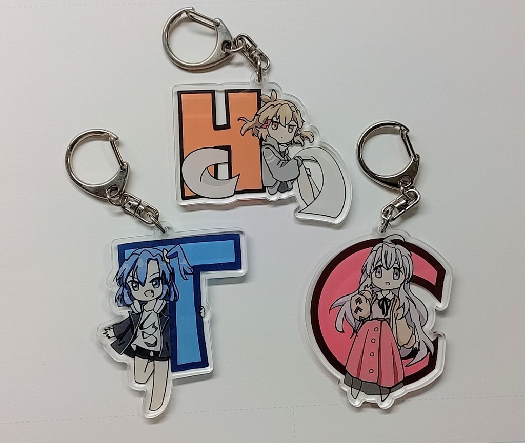 if2課組イニシャルアクリルキーホルダー