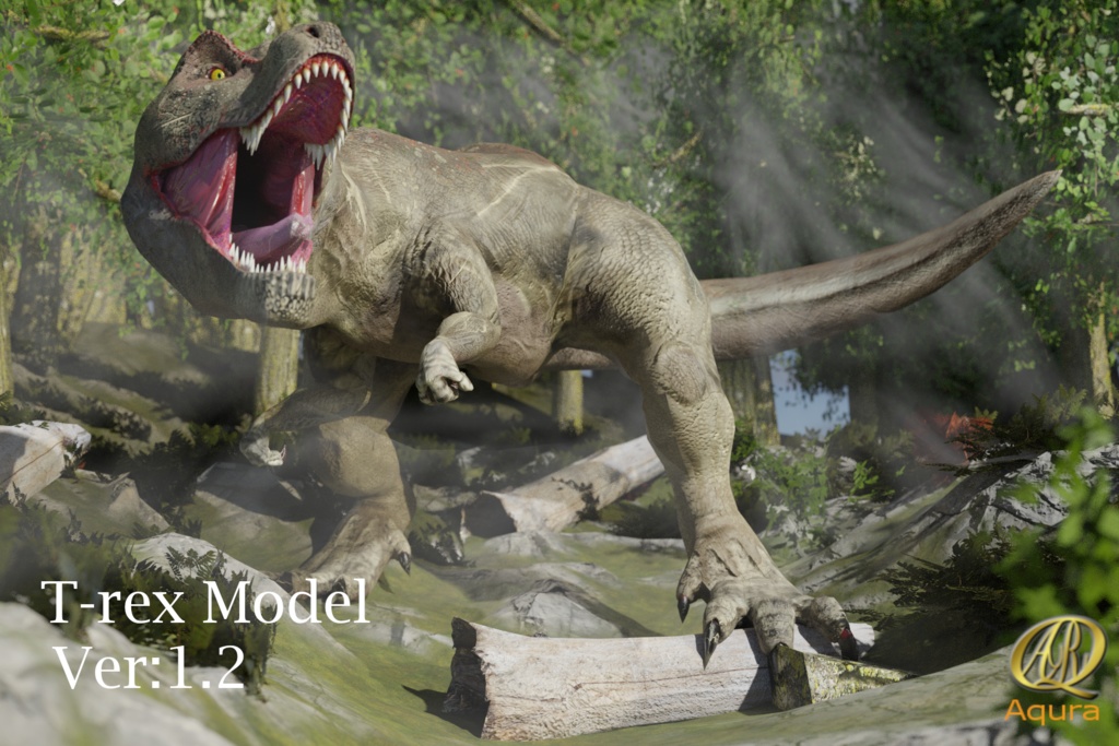 T-rex 3Dモデル