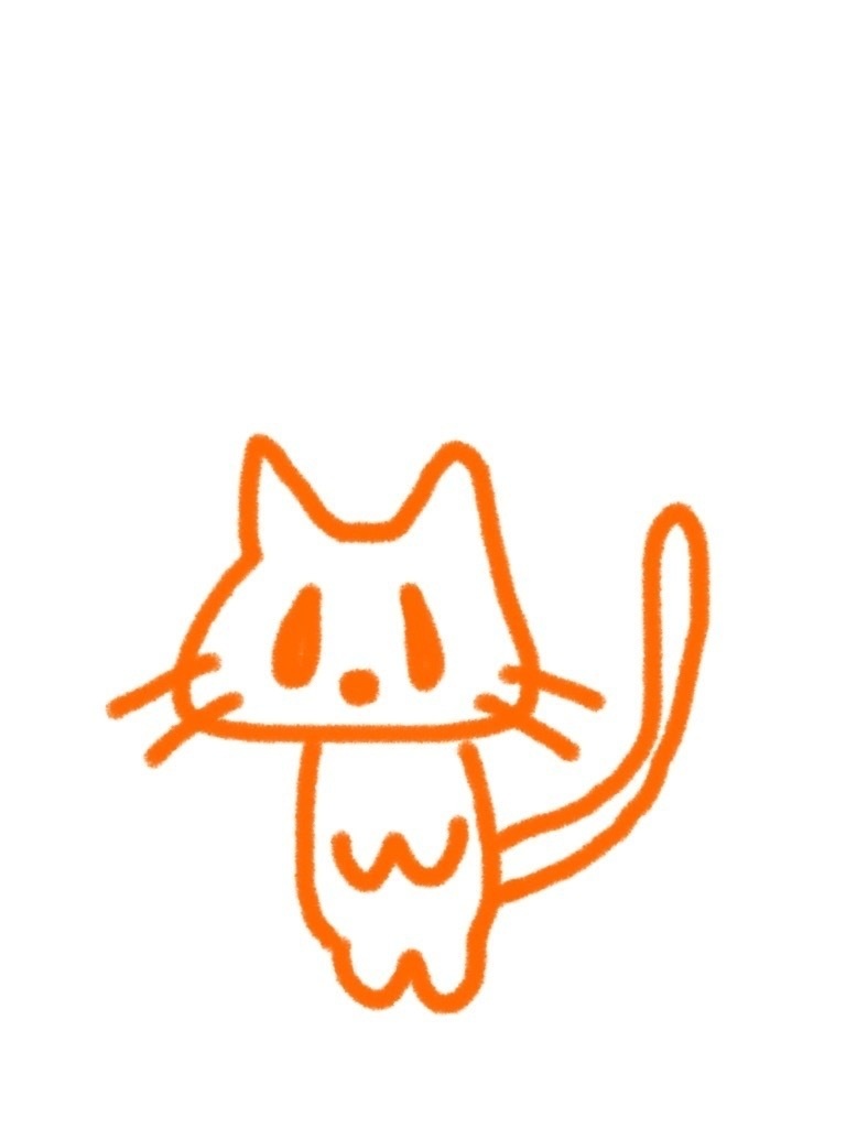 猫　オリジナルイラスト